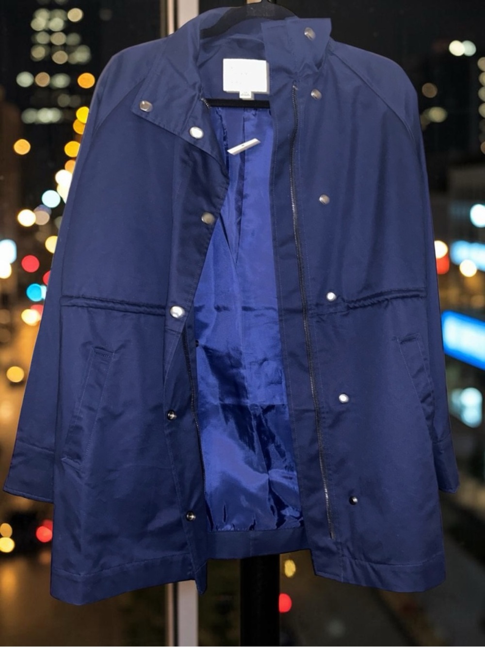 XS Half-Trench Navy Blue